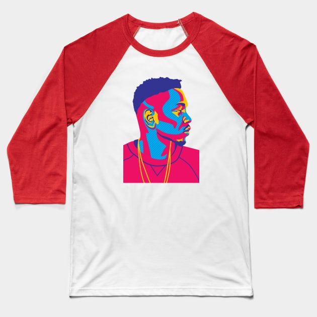 Kendrick Lamar Baseball T-Shirt by Woah_Jonny